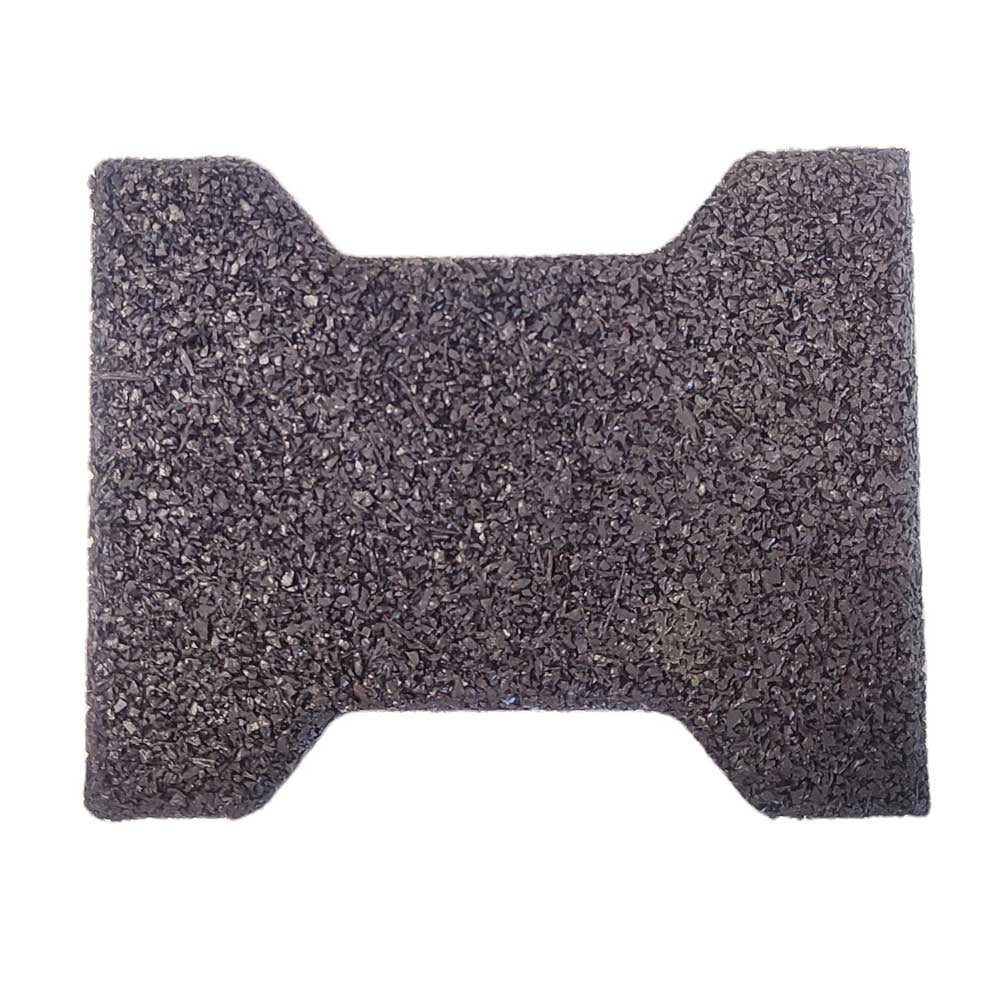 Gummipflasterstein Doppel-T, anthrazit, 1m² = 36 Einzelsteine 20x16x4,3cm