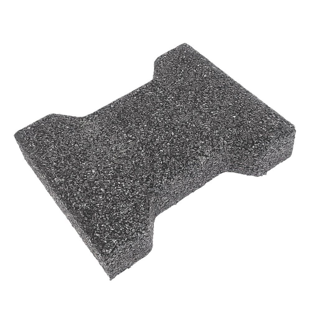 Gummipflasterstein Doppel-T, anthrazit, 1m² = 36 Einzelsteine 20x16x4,3cm