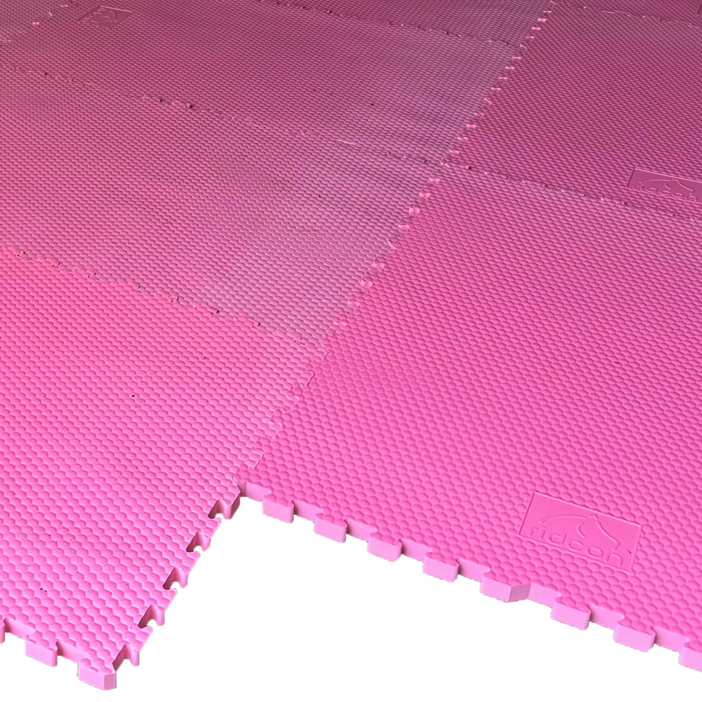 EVA-Stallmatte pink, mit Rundumverzahnung, 120x80x2,5 cm
