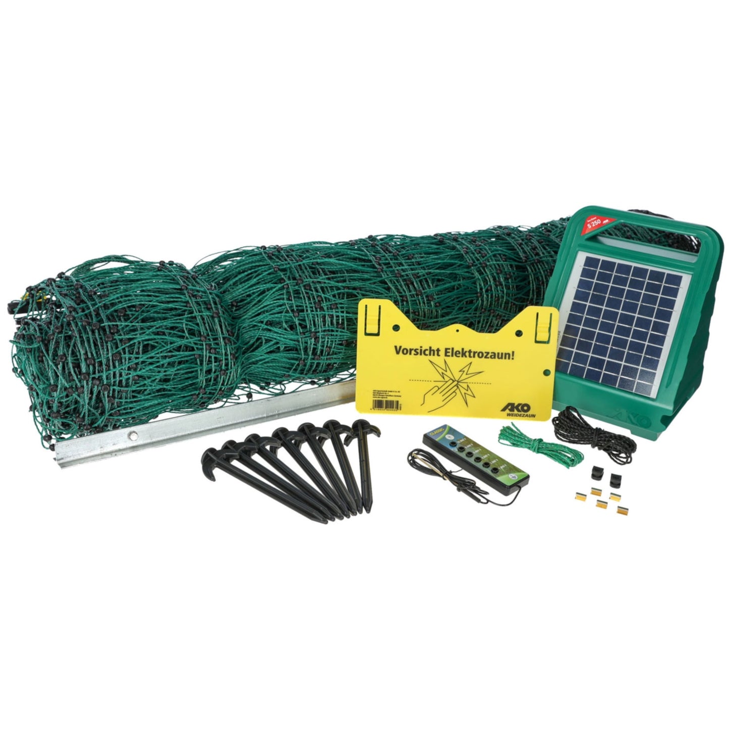 Geflügelnetz-Set 50m inkl. Solargerät