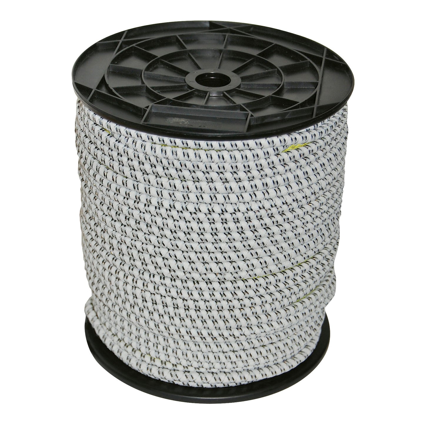 Gummi Elektroseil weiß/schwarz - 50 m - 7mm