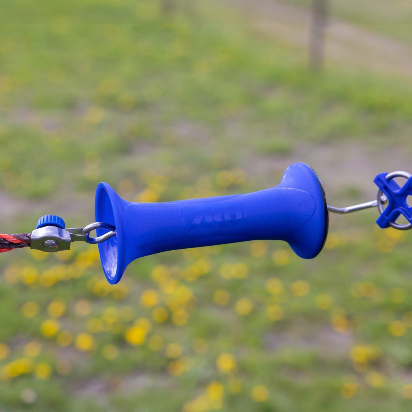 Torgriff Premium mit Seil- und Litzenanschluss, blau
