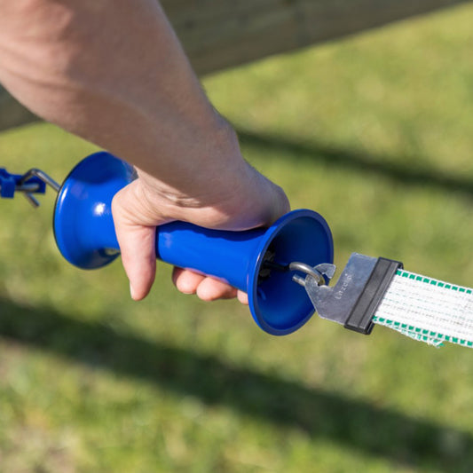 Torgriff Premium mit Litzclip Bandanschluss 40 mm, blau