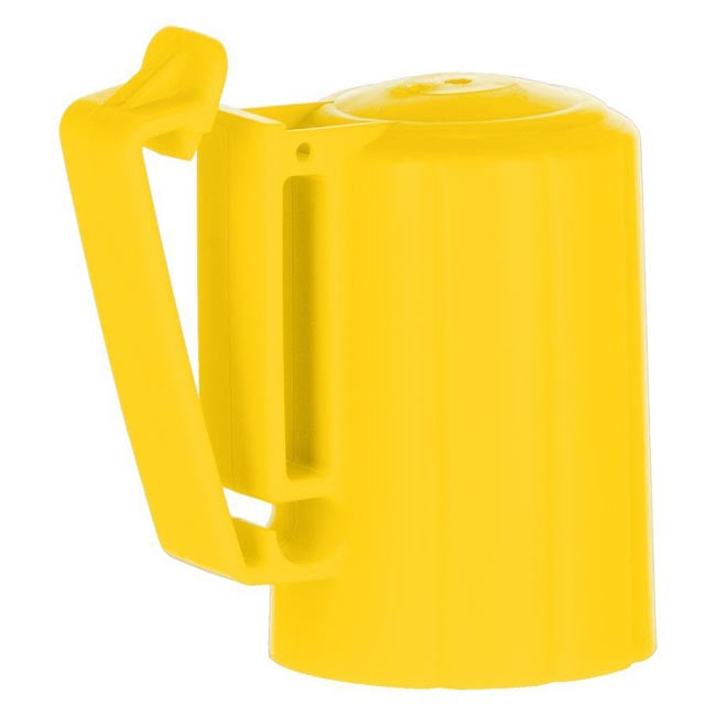 Kopfisolator für T-Pfosten, 10 er Pack, gelb