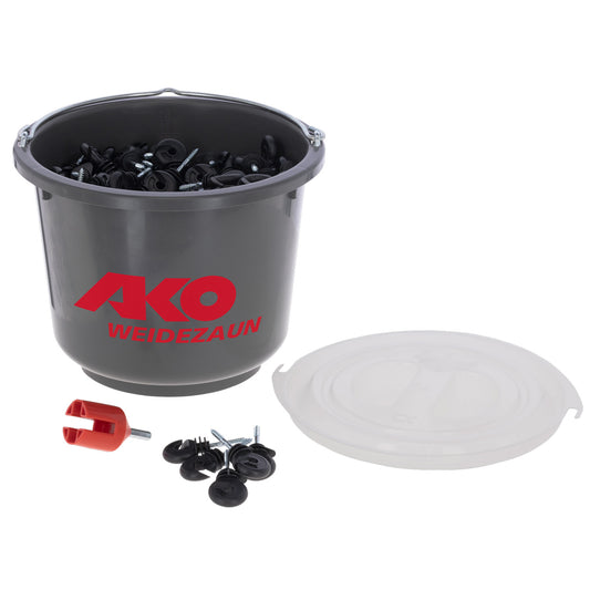 Ringisolator mit durchgehender Stütze - 250 Stück im Eimer