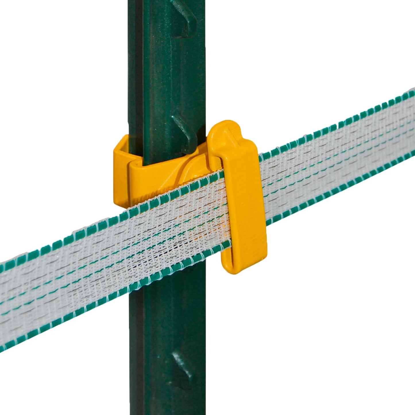 Breitband-Isolator für T-Pfosten, 25er Pack, gelb oder schwarz