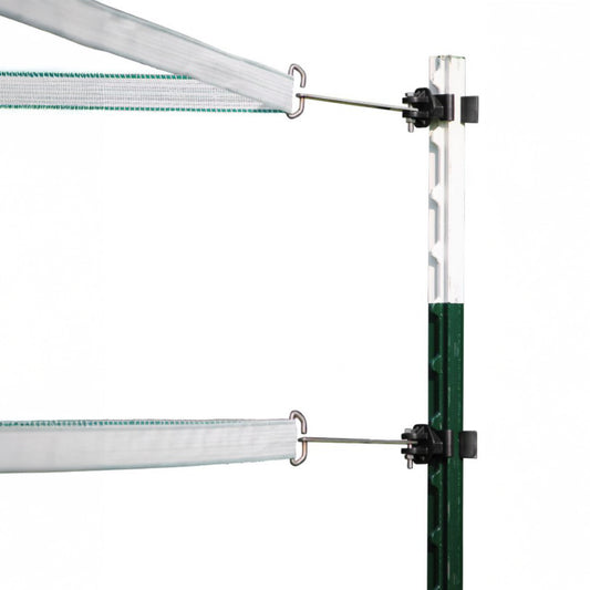 Ecklösung T-Pfosten, 4 er Pack, schwarz