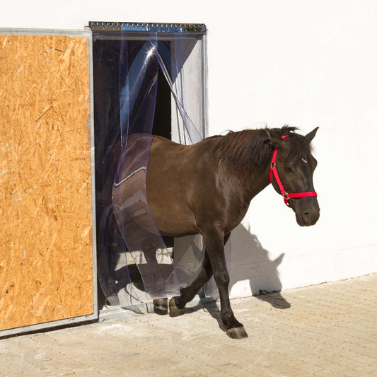 PVC-Lamellen Komplettset -vormontiert für Türen