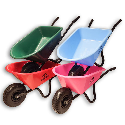 Kinderschubkarre Heidi, Hugo, Helga und Hans in verschiedenen Farben