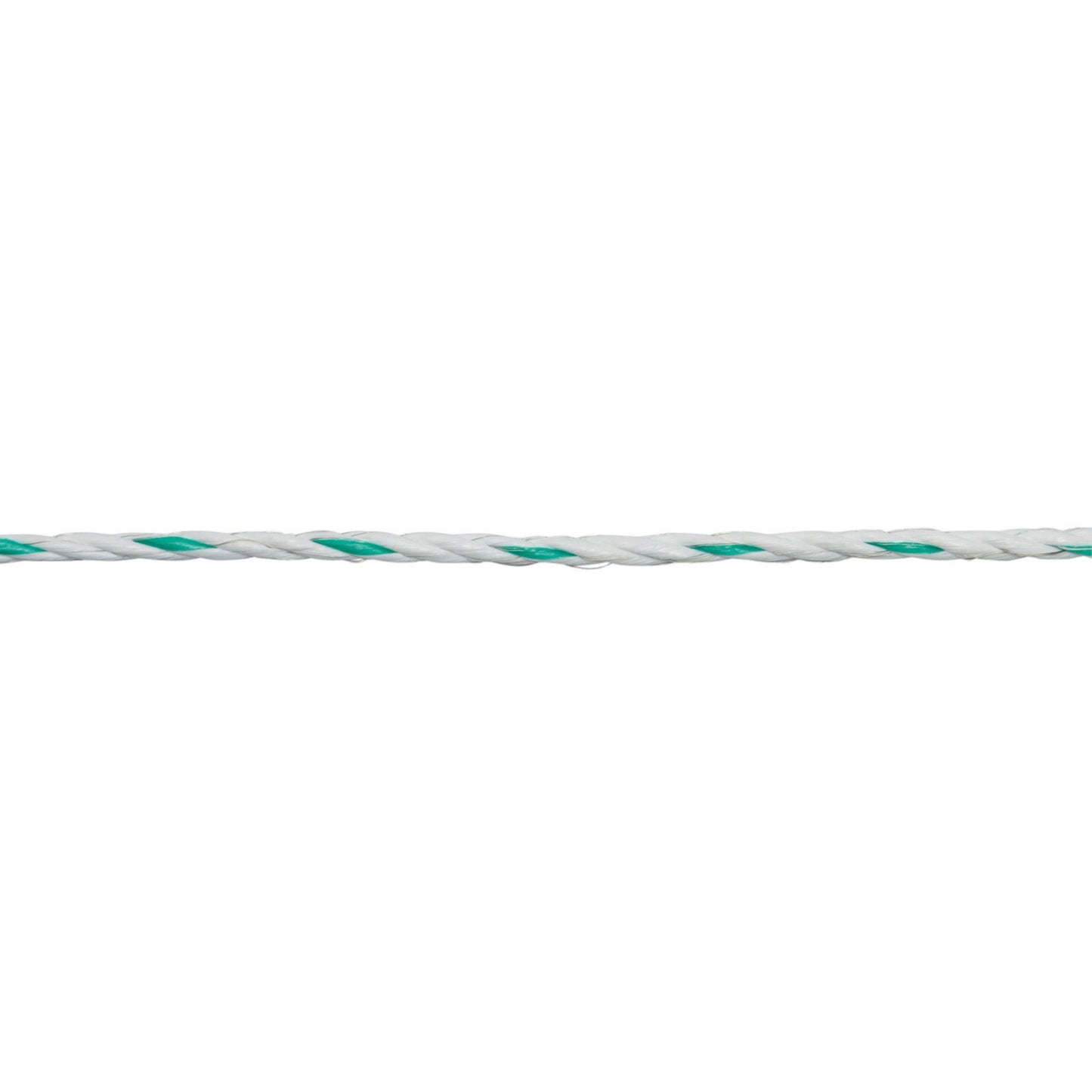 Weidezaunseil PremiumLine weiß/grün - 200m, 6,5mm