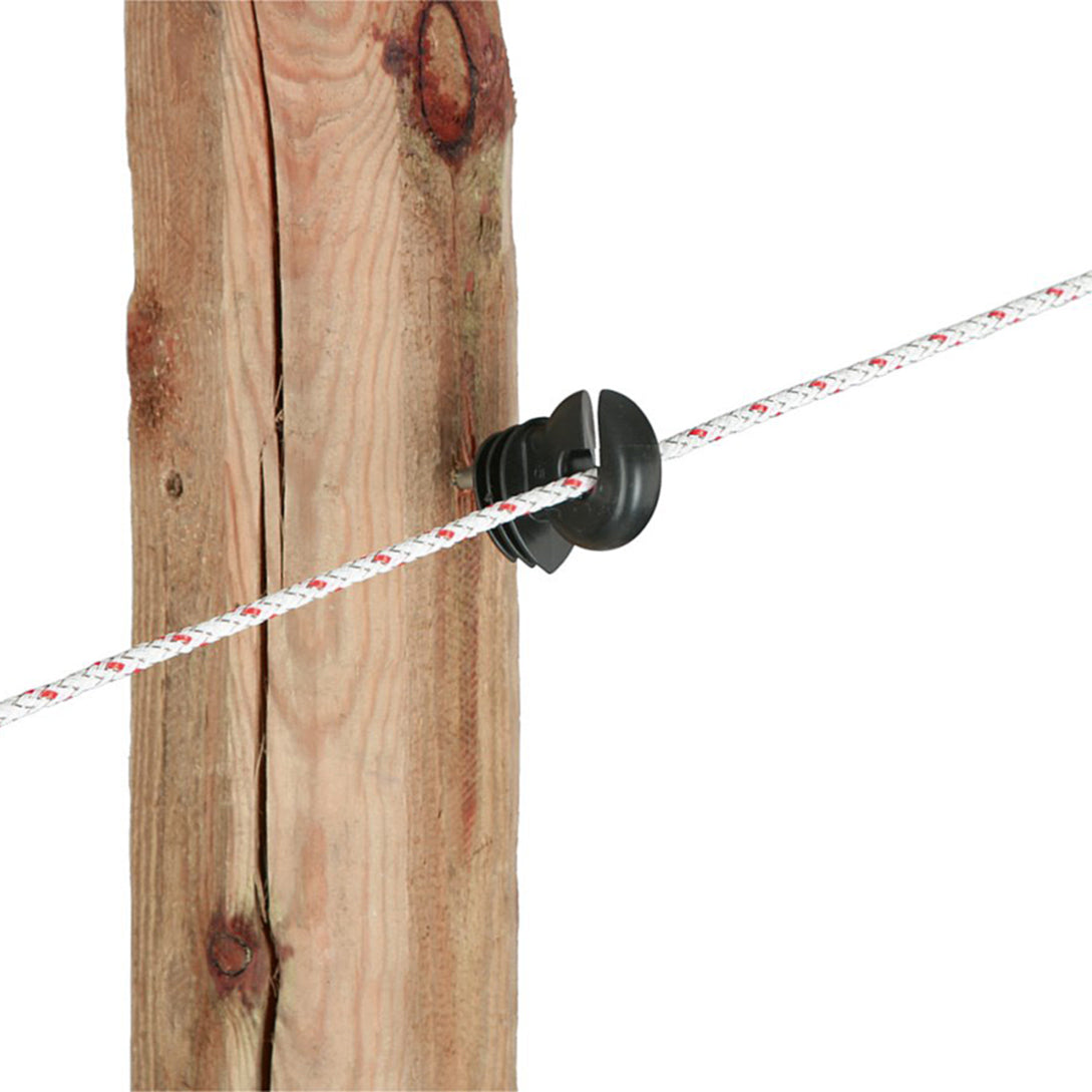 Weidezaunlitze TopLine Plus geflochten weiß/rot - 400 m