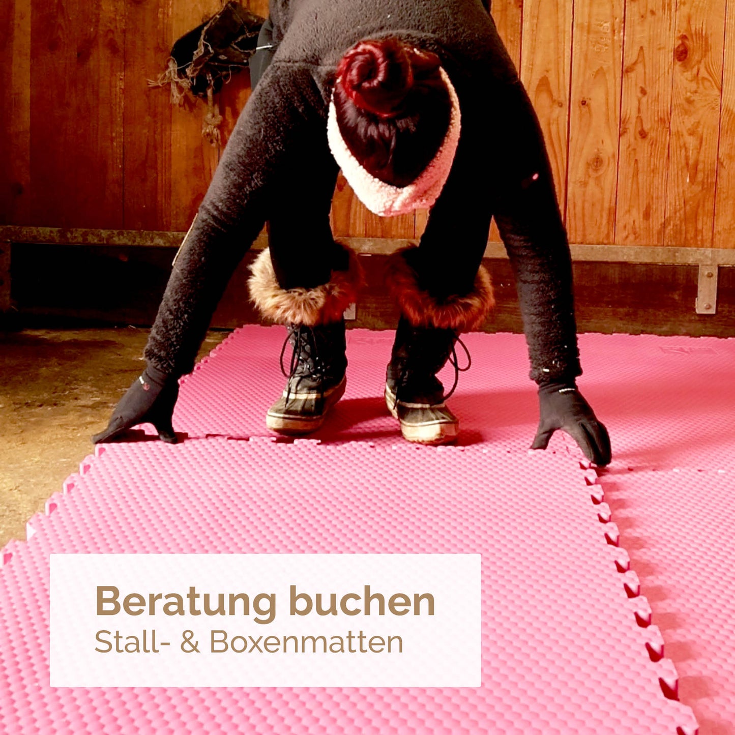 Beratung buchen: Stall- & Boxenmatten