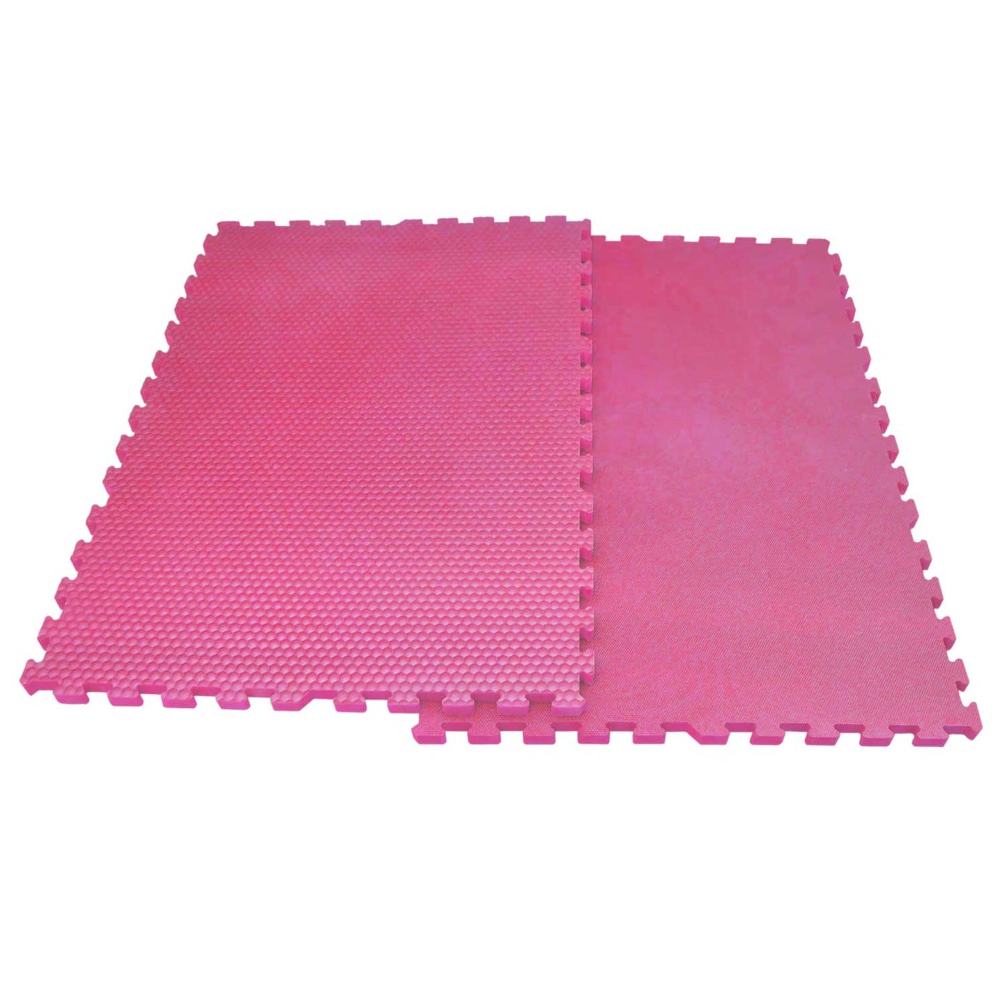 EVA-Stallmatte pink, mit Rundumverzahnung, 120x80x2,5 cm