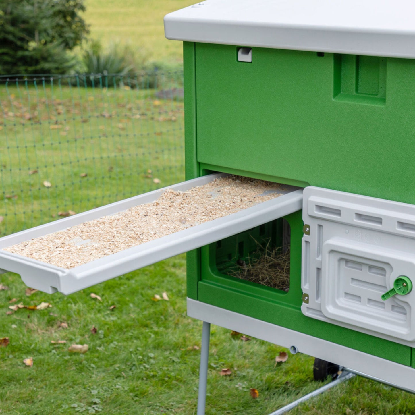 Mobile Coop Hühnerstall aus Kunststoff