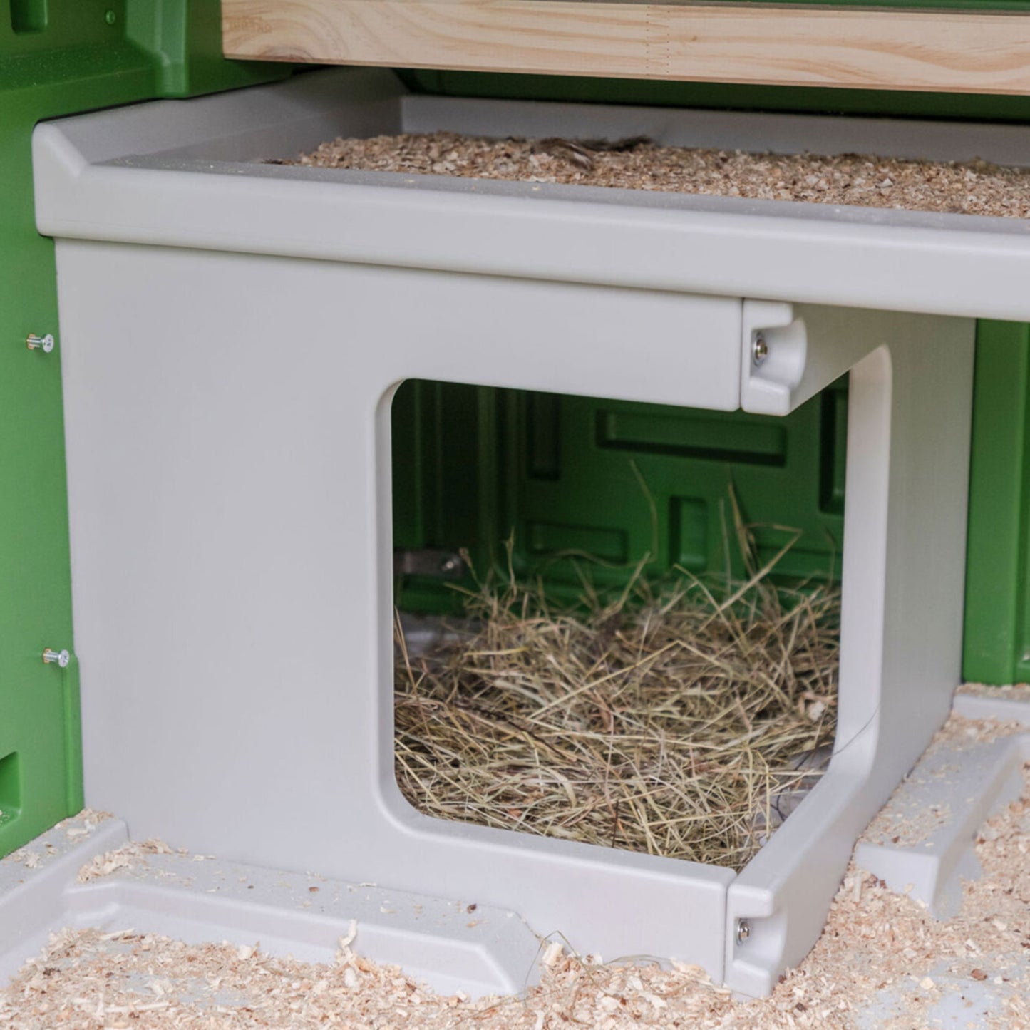 Mobile Coop Hühnerstall aus Kunststoff