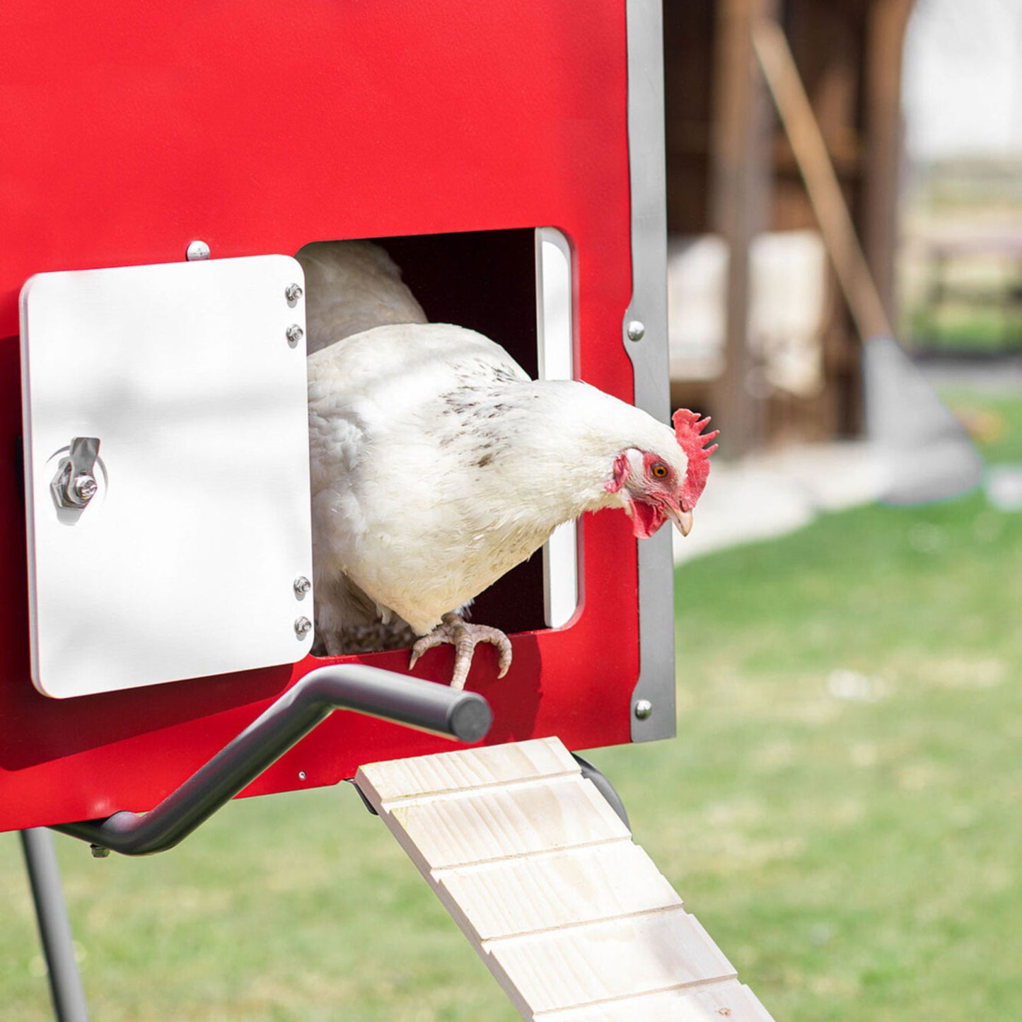 Mobile Coop Hühnerstall aus Holz