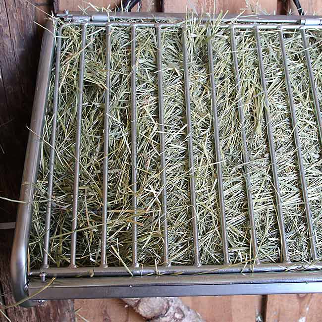 Kerbl Heuraufe mit Futterspargitter