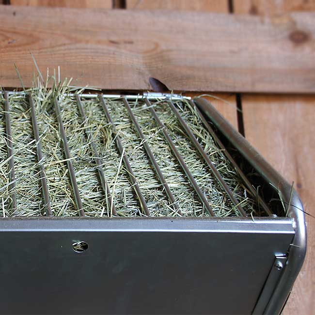 Kerbl Heuraufe mit Futterspargitter