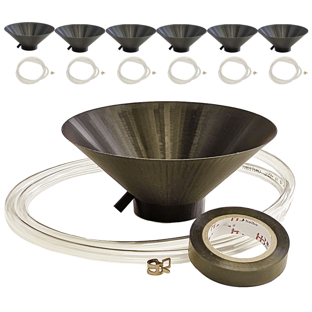 Wasserstopp Trichter für Wetman 6er Set