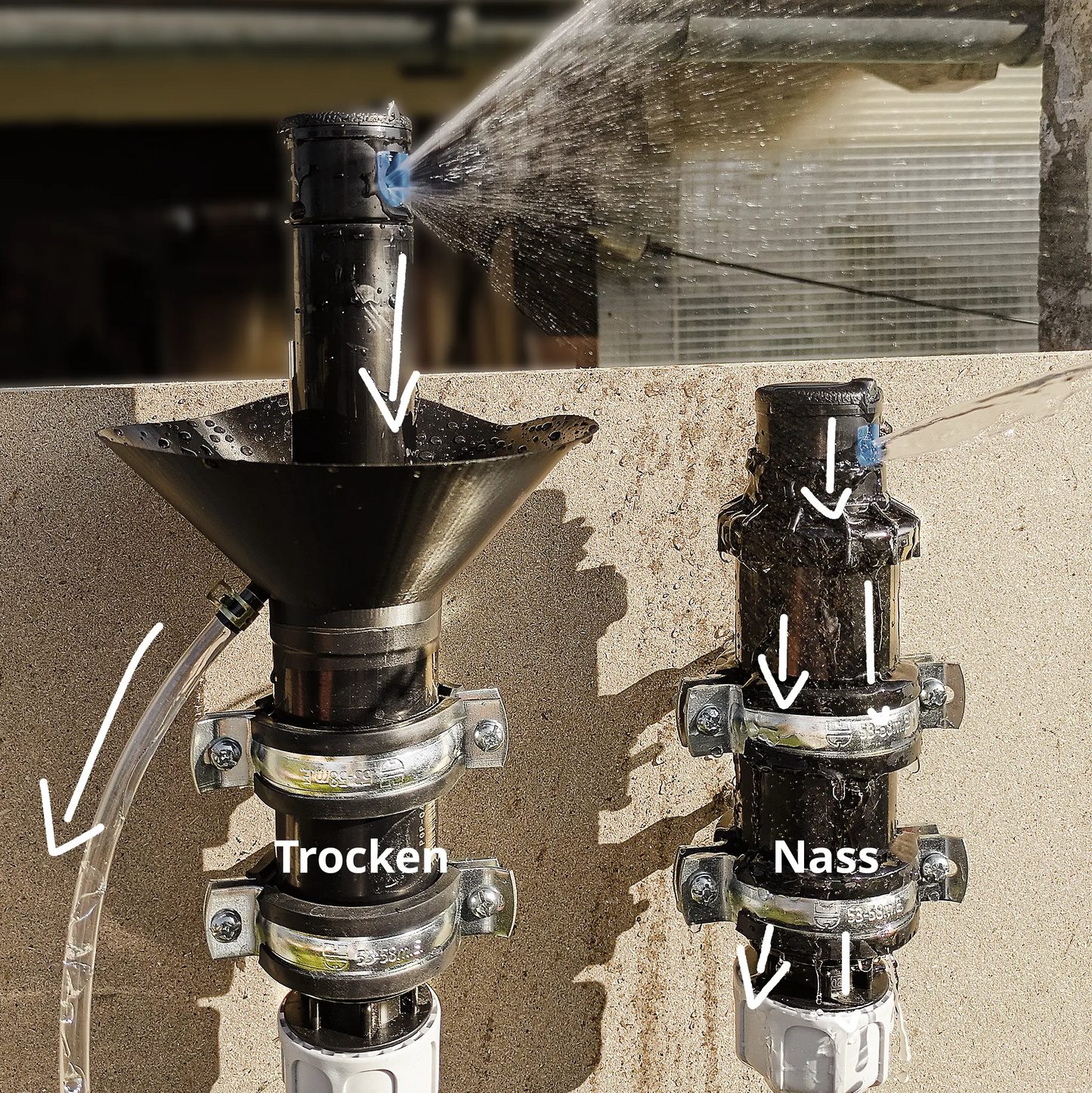 Wetman Wasserstop für Reithallen und Reitplätze