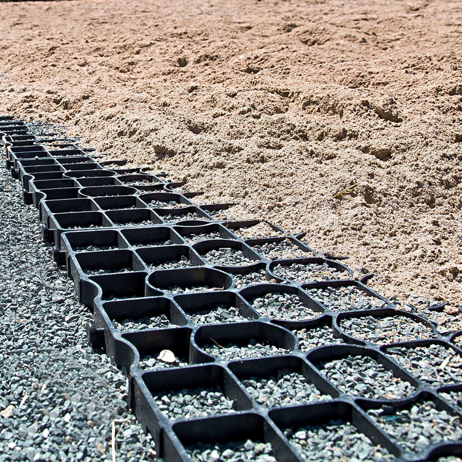 Reitplatzmatte ProGrid RG 30, schwarz, 1m² entspricht 4 Platten 50x50x3cm