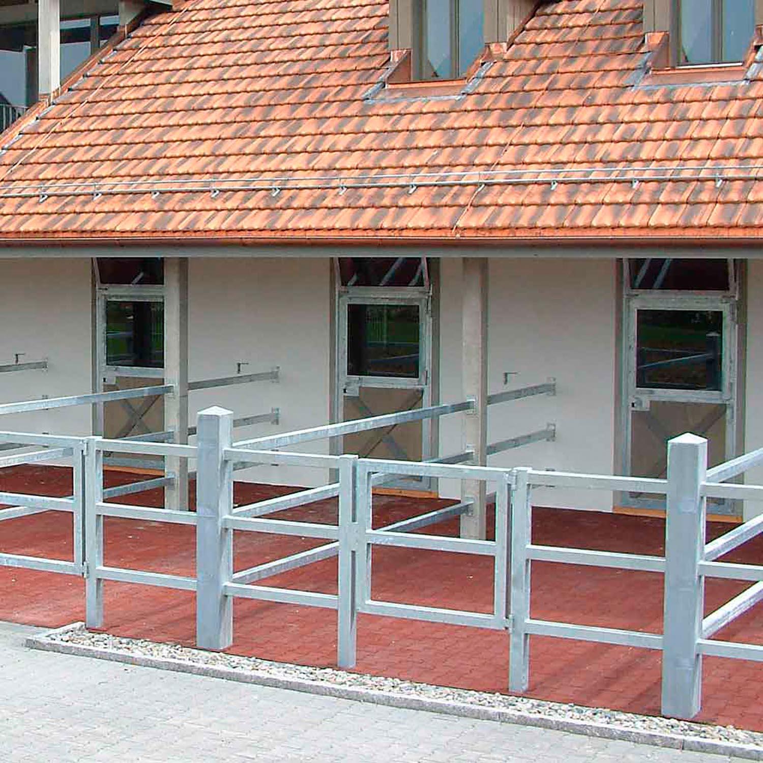2. WAHL Gummipflasterstein Doppel-T, rotbraun, 1m² = 36 Einzelsteine 20x16x4,3cm