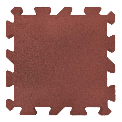 Gummi-Quadratmatte in rotbraun oder grau - 1 m² entspricht 4 Platten 50x50 cm