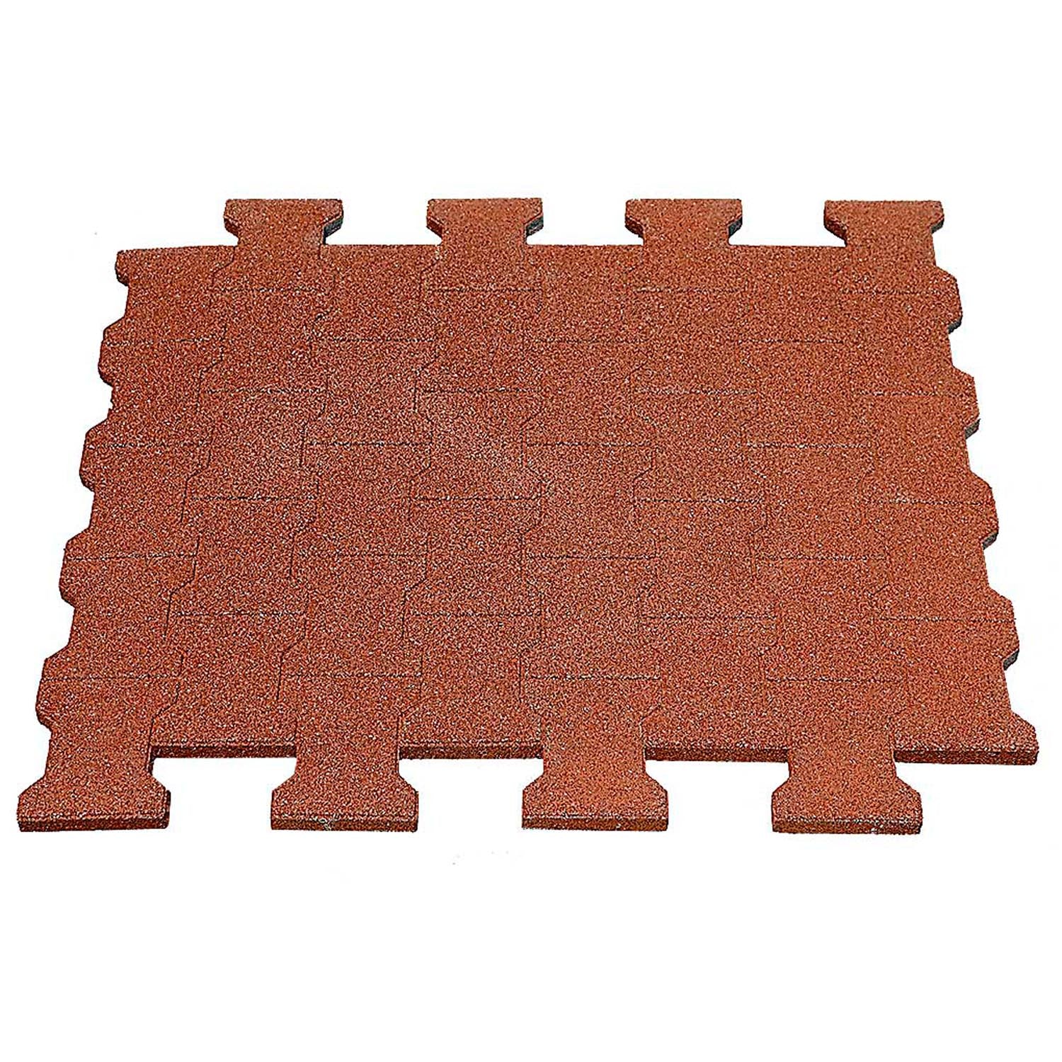 Stallmatte in Pflastersteinoptik, rotbraun, 110x110x2,5cm