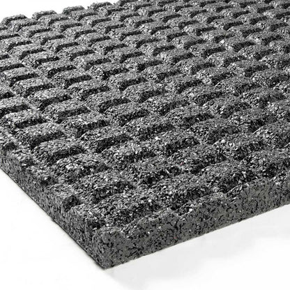 Tough Mat, Gummigranulat Stallmatte, schwarz, 100x100x4cm
