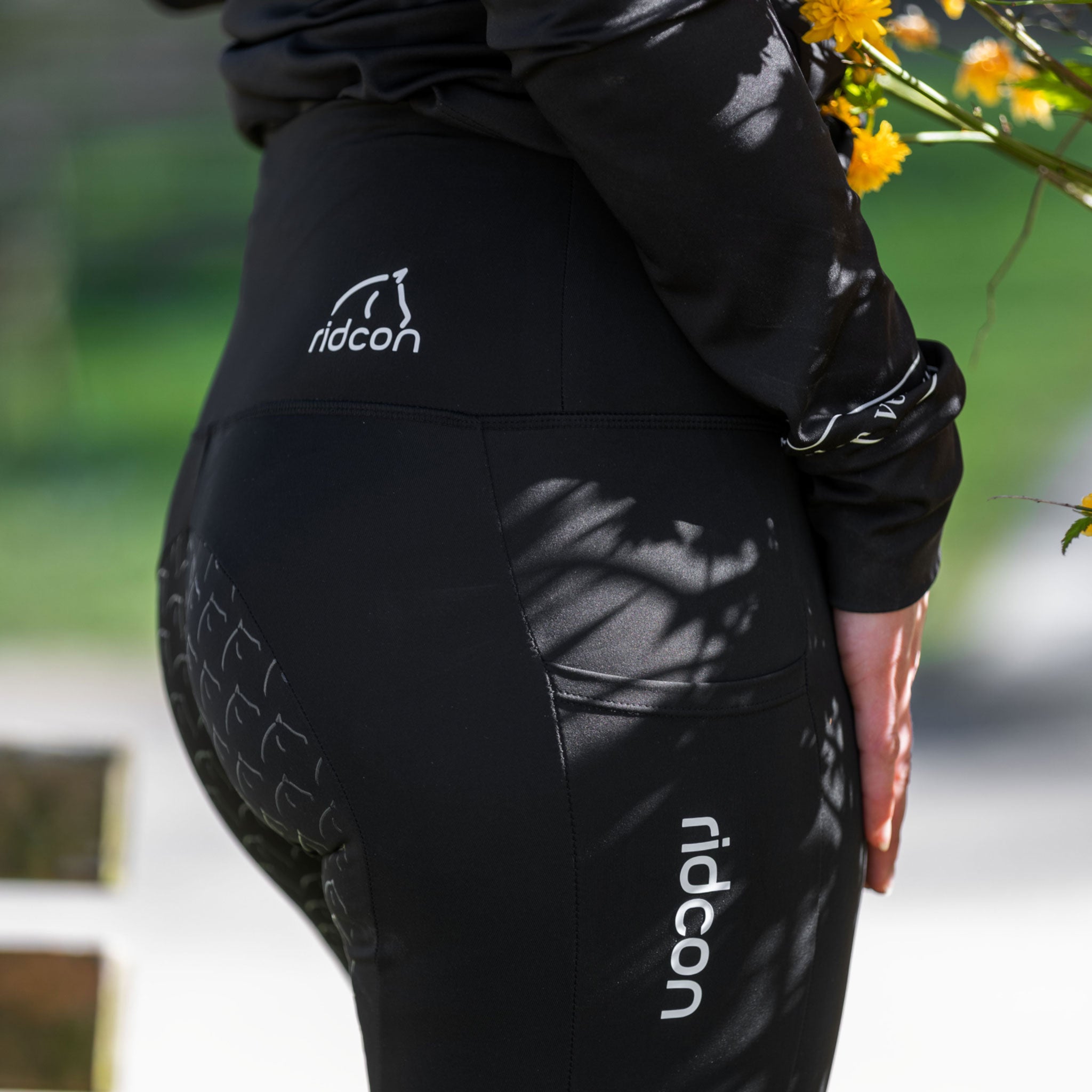 RIDCON Reitleggings mit Silikon-Vollbesatz für Damen