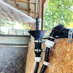Wasserstopp Trichter für Wetman, Farbe: Schwarz