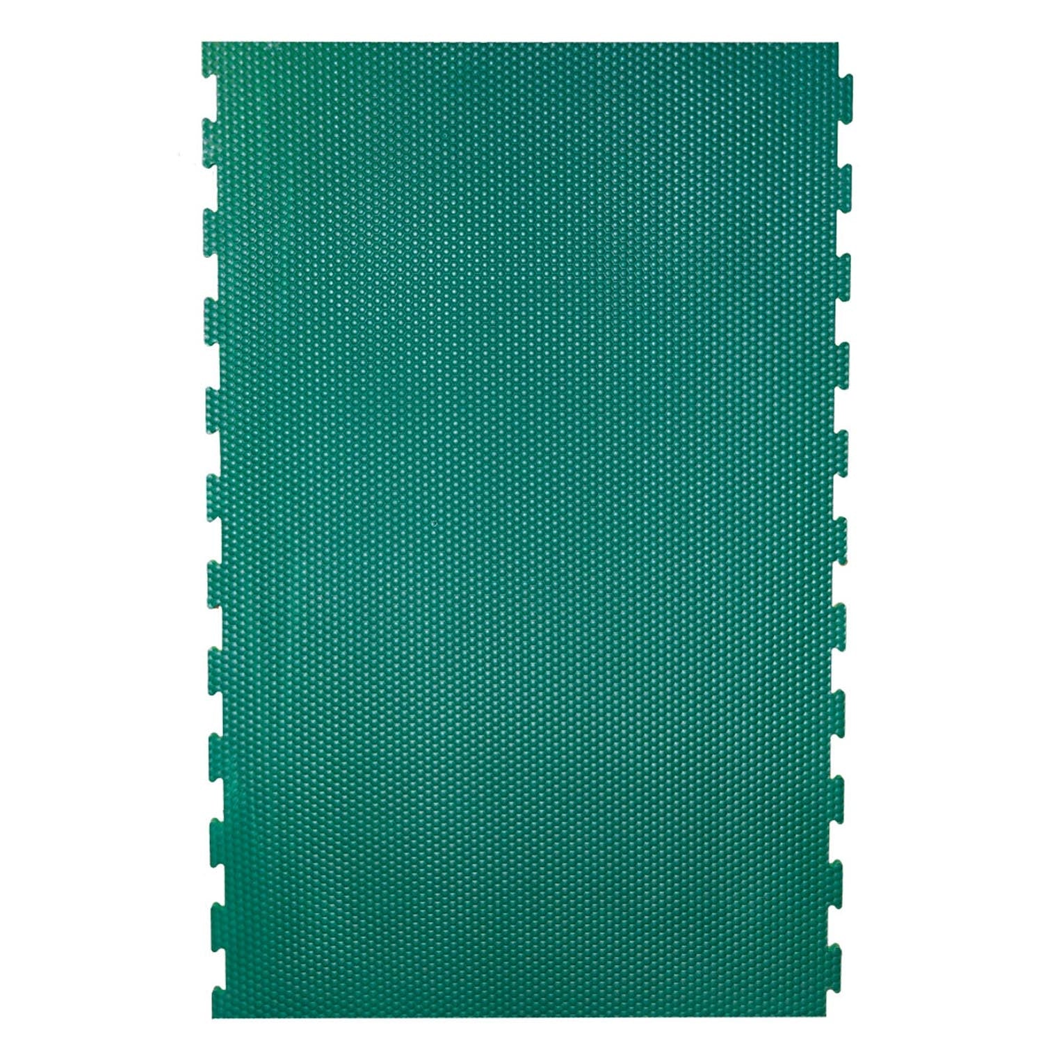 EVA-Stallmatte grün, mit seitlicher Verzahnung - 185x120x2,5cm