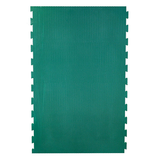 EVA-Stallmatte grün, mit seitlicher Verzahnung - 185x120x2,5 cm
