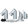 Ecklösungs-Set für T-Pfosten - 1 Stück/Set, Farbe: Silber