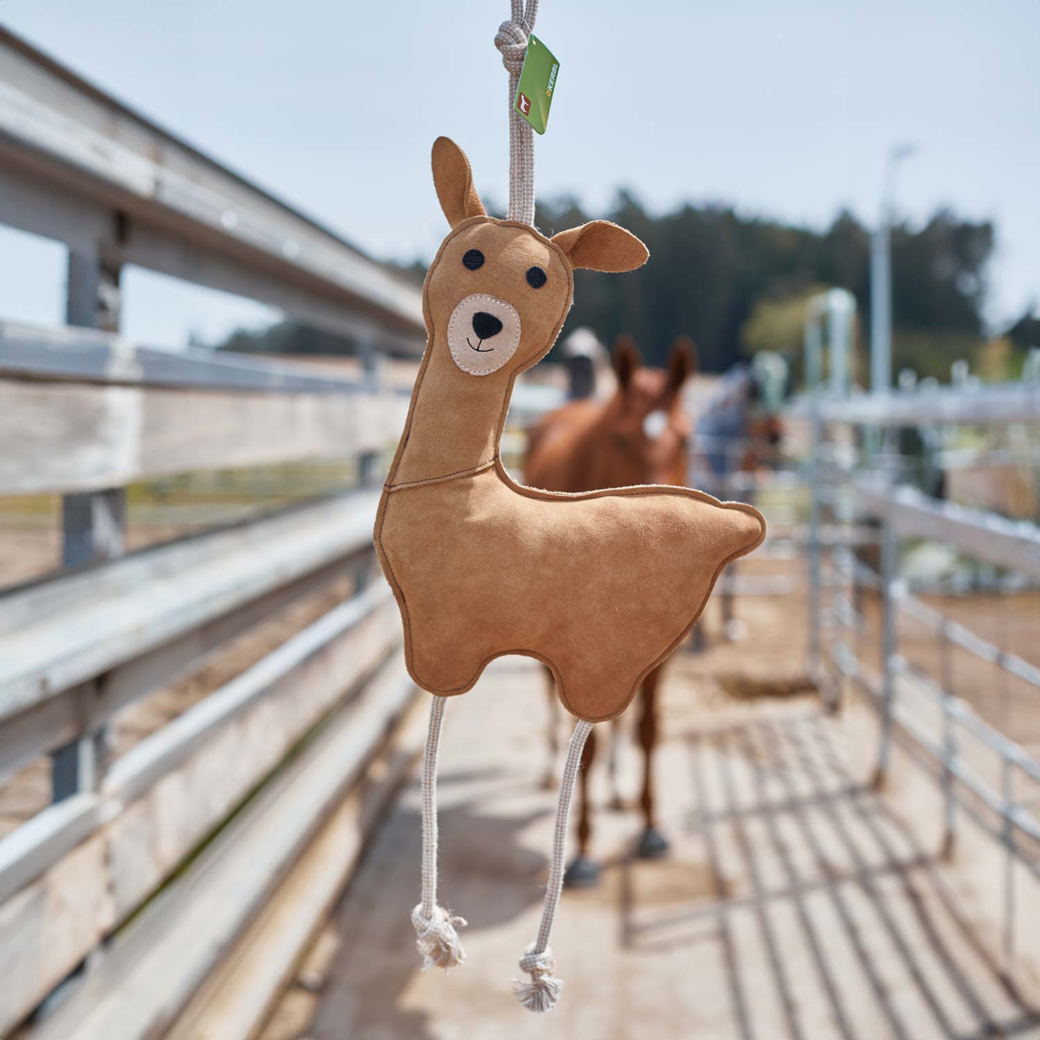 Pferdespielzeug mit Wildlederbezug, verschiedene Ausführungen