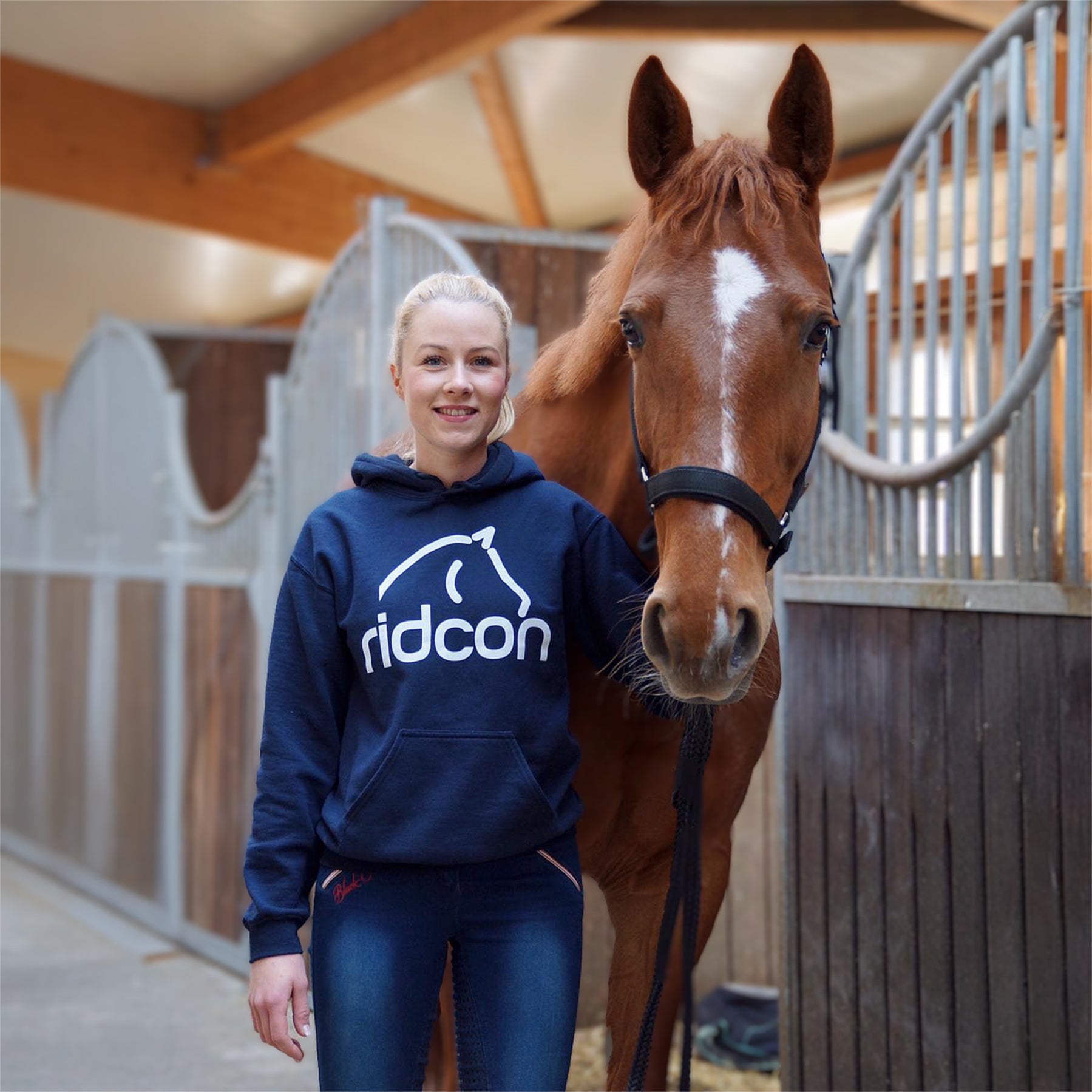 Ridcon - Hoodie in versch. Größen, Farbe: Blau