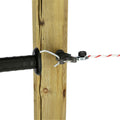 Torgriffisolator X³ für Holzpfosten - 6 Stück/Pack, Farbe: Schwarz