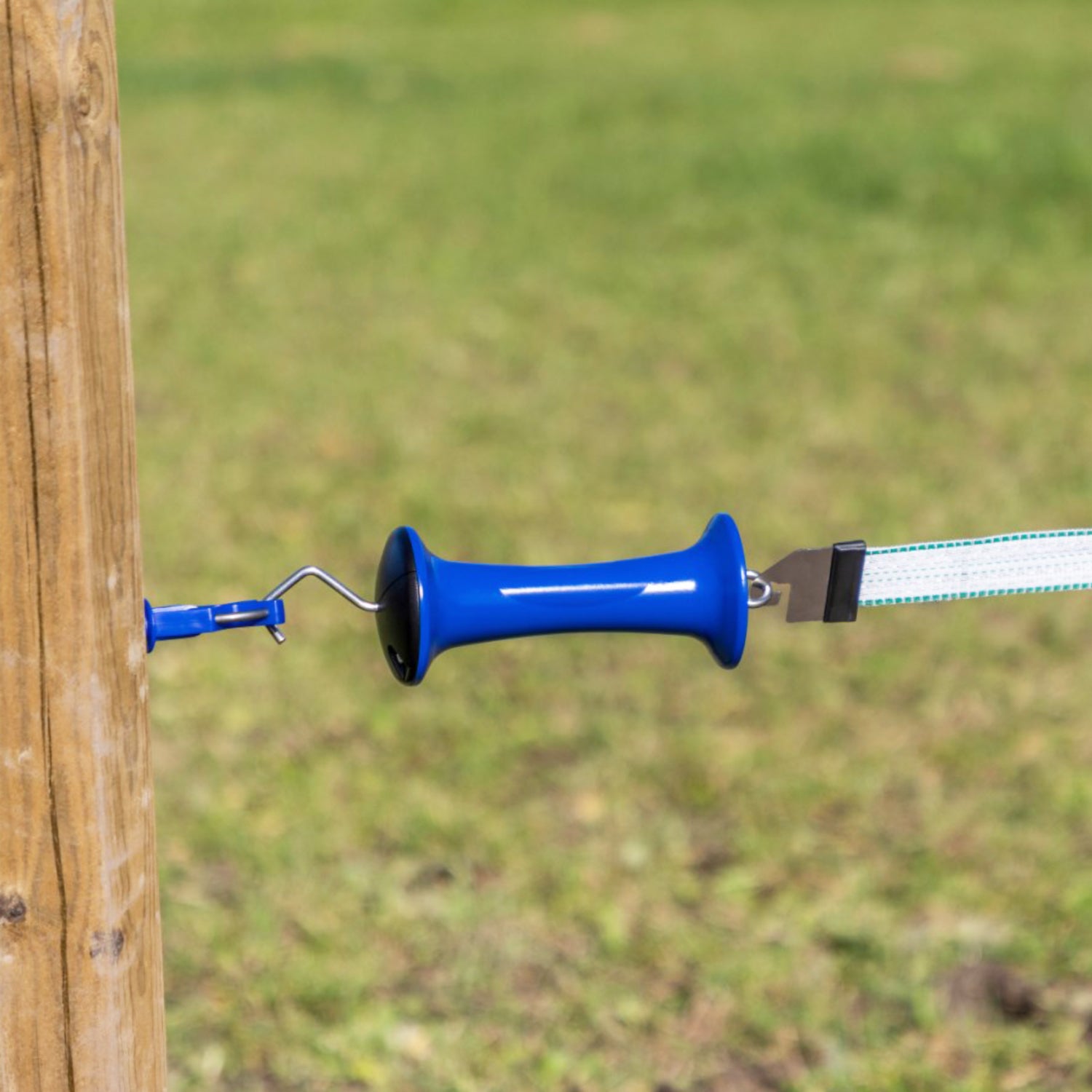 Torgriff Premium mit Litzclip Bandanschluss 40 mm, blau