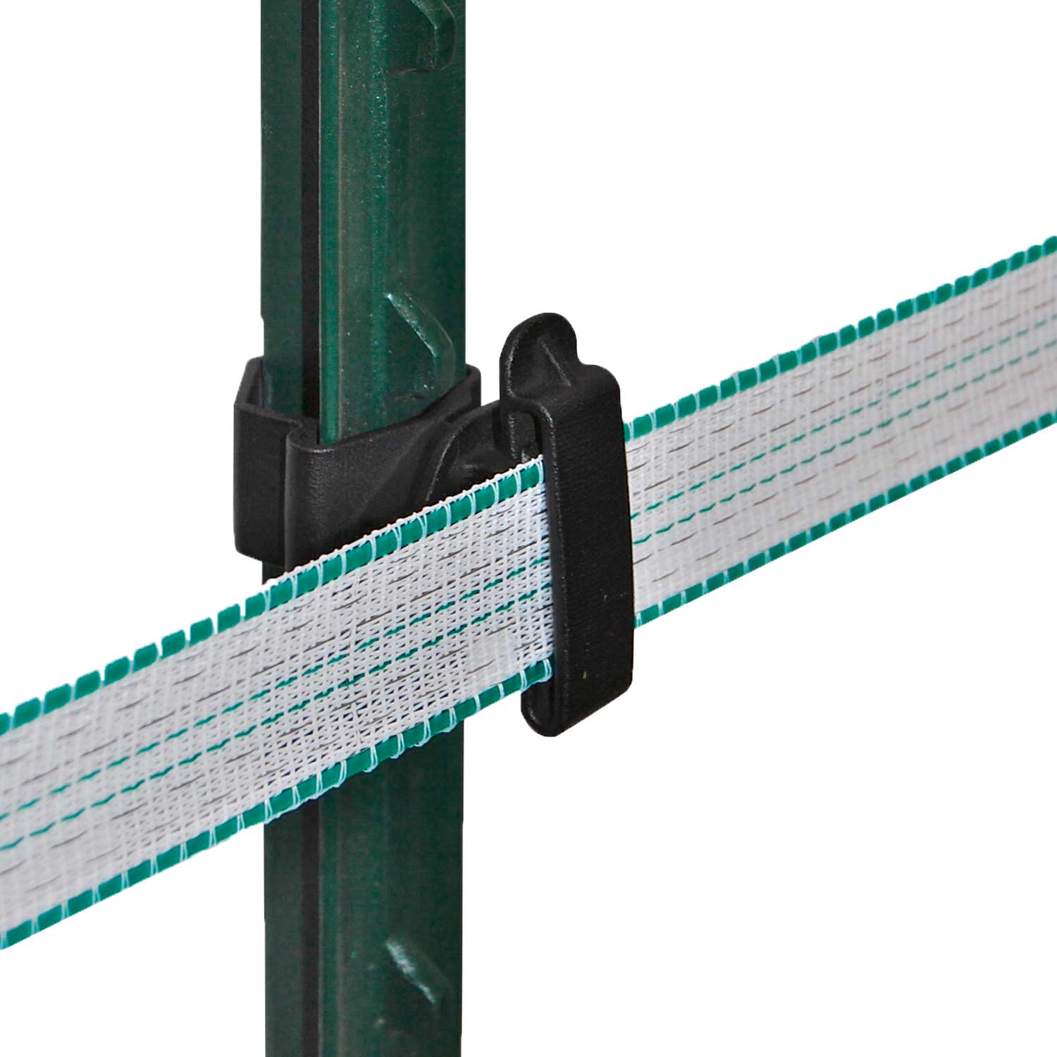 Breitband-Isolator für T-Pfosten, 25er Pack,  gelb oder schwarz