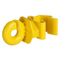 Ringisolator für T-Pfosten, 25er Pack,  gelb oder schwarz