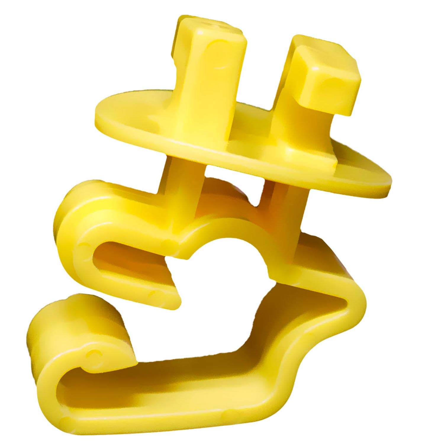 Seil-Isolator für T-Pfosten, 25er Pack,  gelb oder schwarz