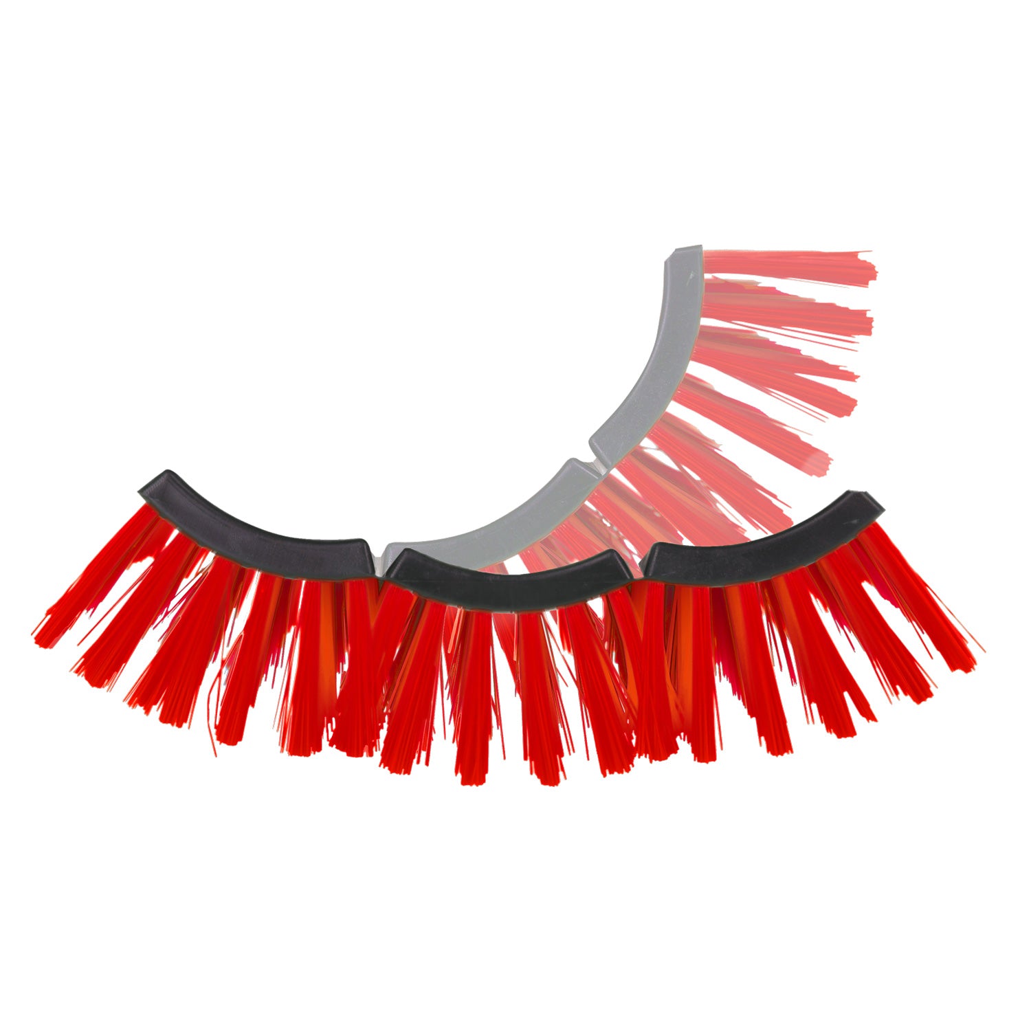 Flexible Kratzbürste mit Borsten - Maße: 30x43cm, Farbe: Rot
