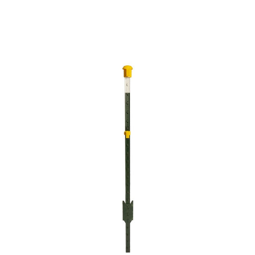 Metallpfahl T-Pfosten 182cm aus Schienenstahl, ohne Isolatoren