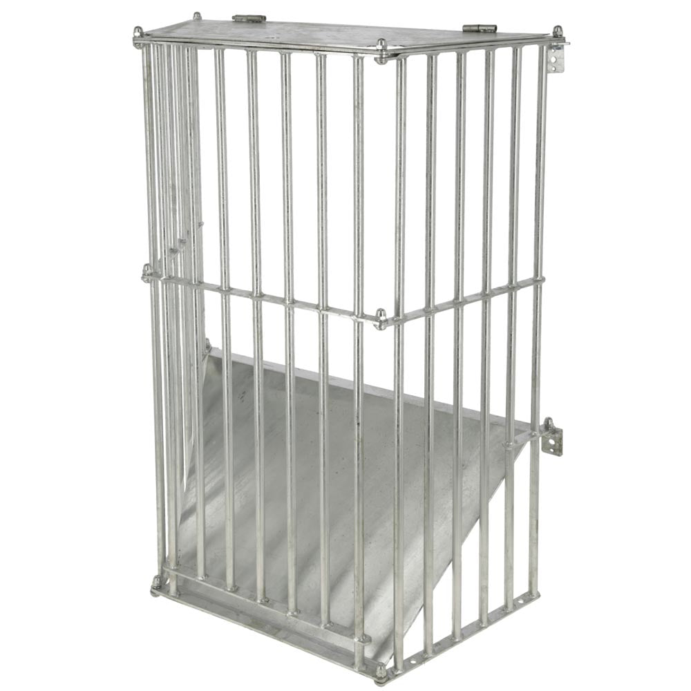 Wandraufe SlowFeed Plus aus Metall- Farbe: Silber