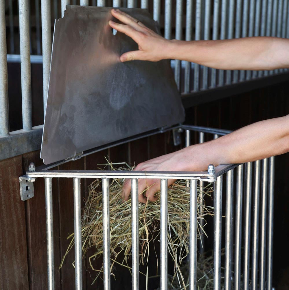 Wandraufe SlowFeed Plus aus Metall- Farbe: Silber