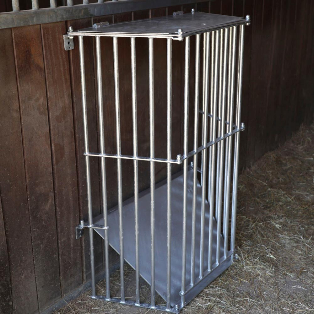 Wandraufe SlowFeed Plus aus Metall- Farbe: Silber