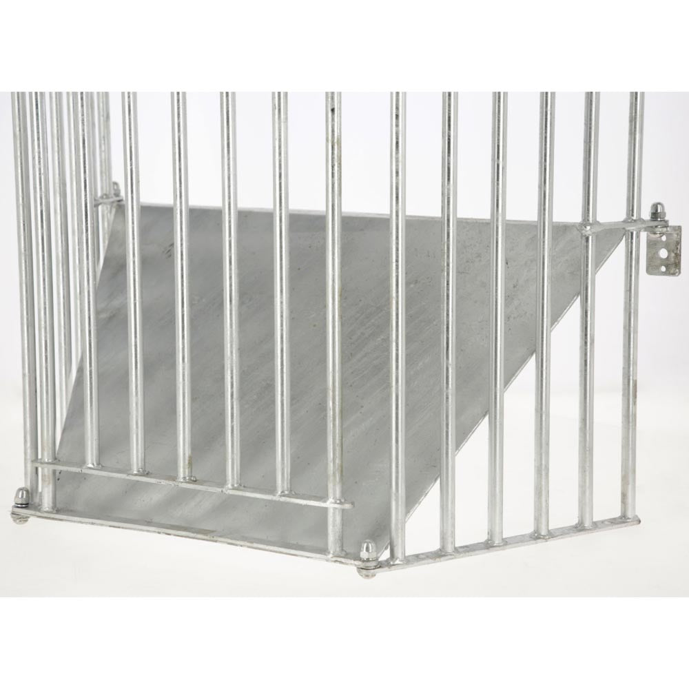 Wandraufe SlowFeed Plus aus Metall- Farbe: Silber
