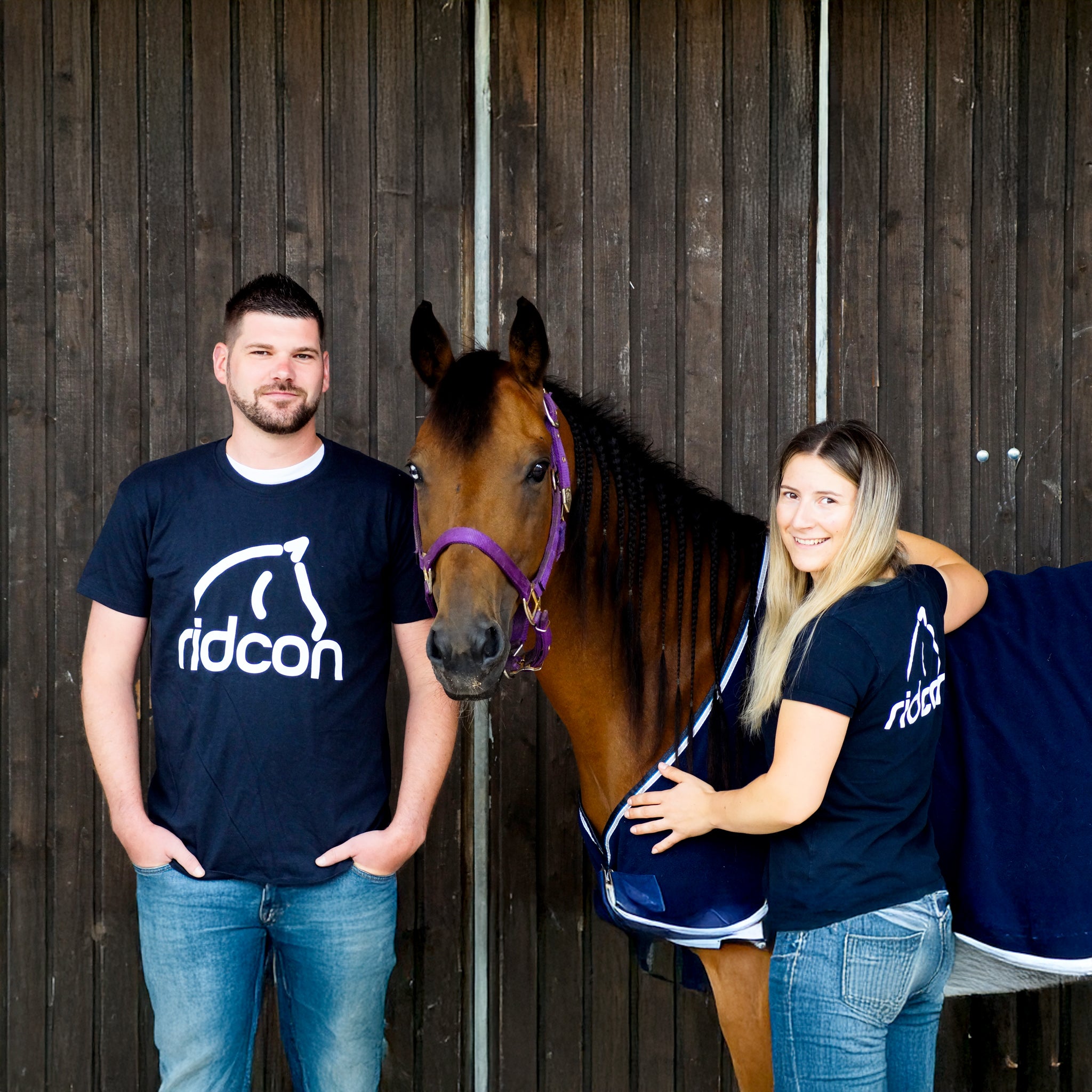 Ridcon - T-Shirt in versch. Größen, Farbe: Blau
