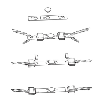Safety Link für Seil – Litzclip - 6 Stück / Pack