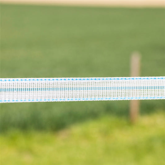 Weidezaunband PlatinumLine weiß/blau 200 m - 12,5 mm